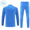 Criança Real Madrid Quarter-Zip Sweat de Treino 2025-26 Azul